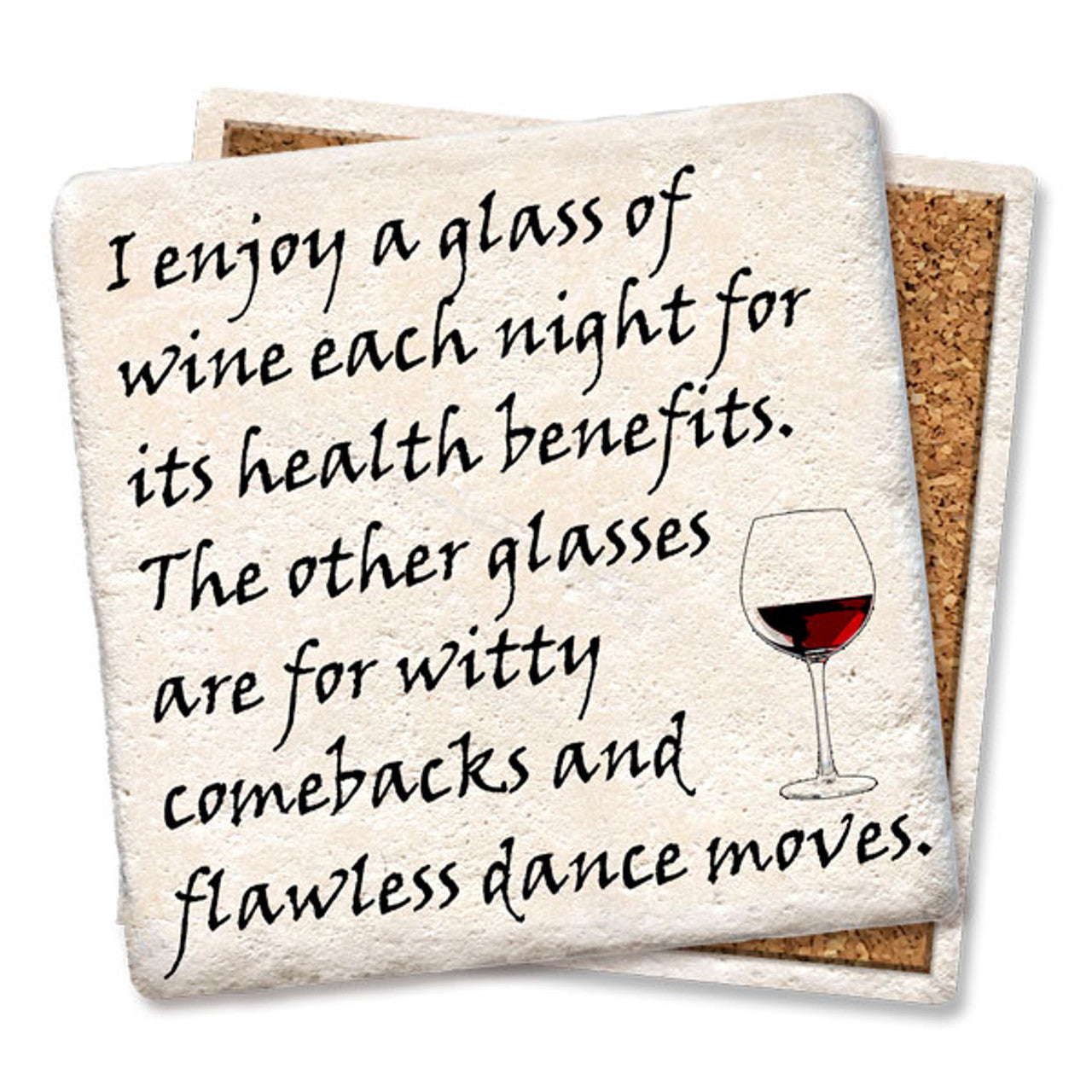 I enjoy a glass of wine