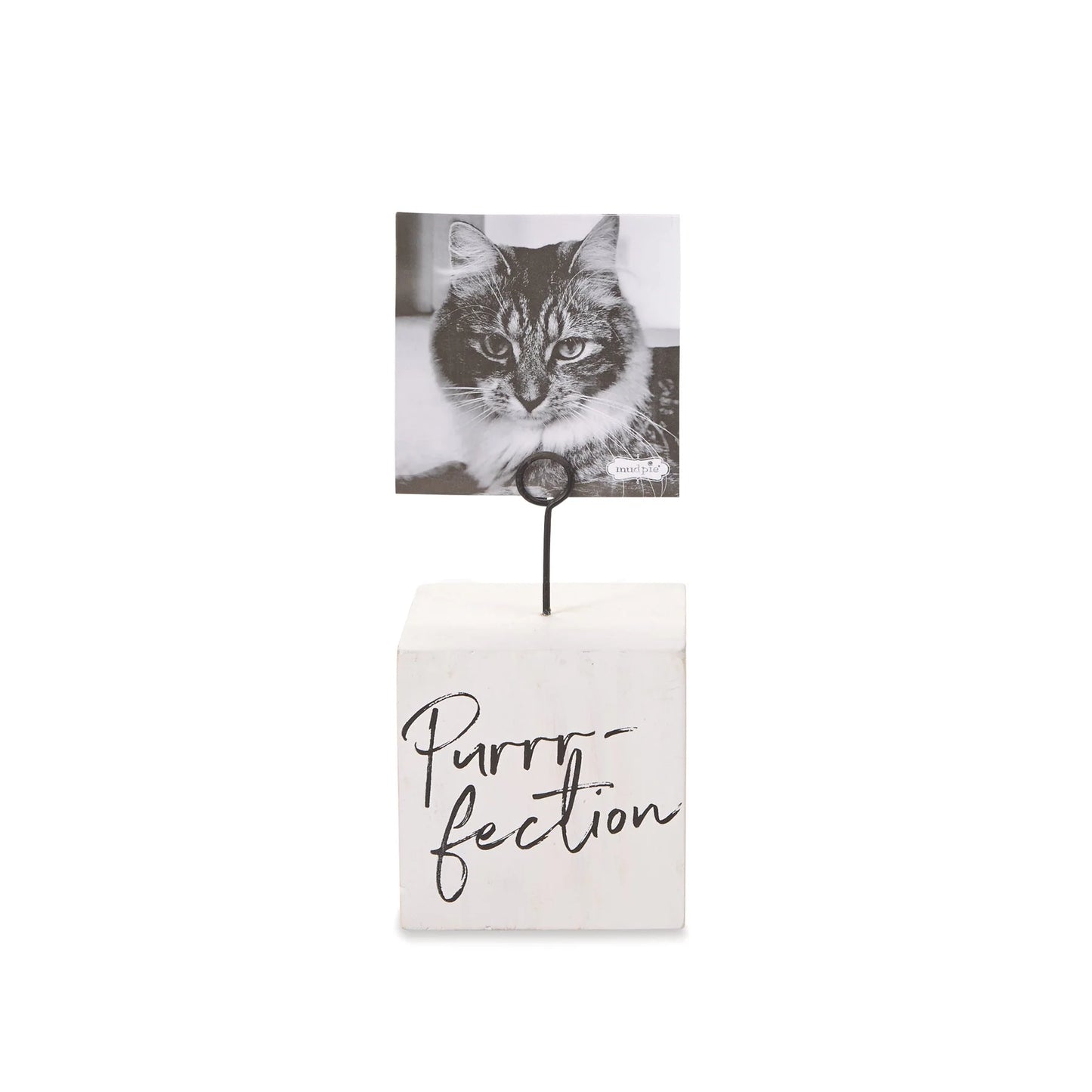 Purrr-fection Block Clip Pet Picture Frame