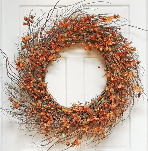 Fall Acorn Wreath