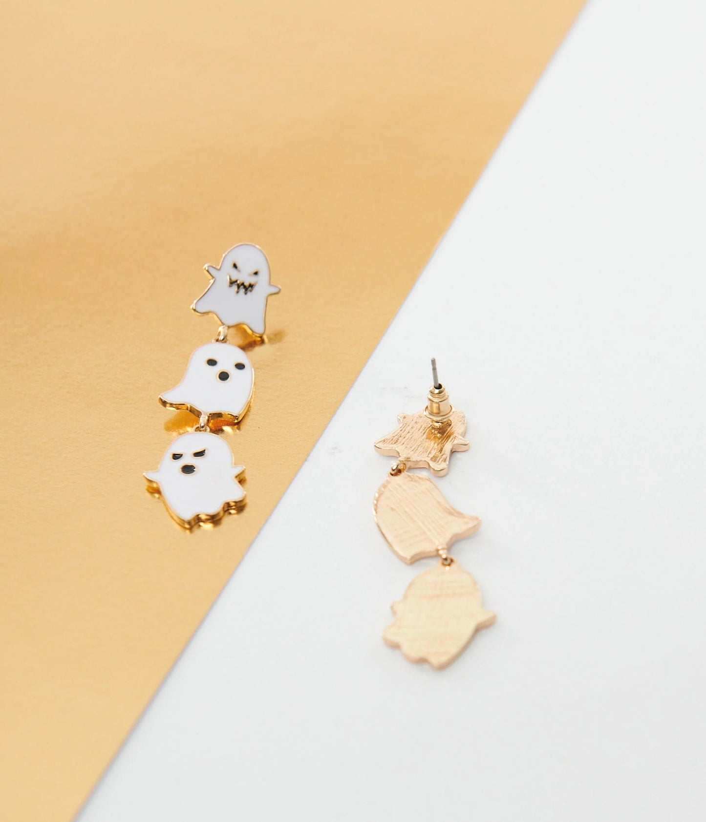 Triple Ghost Earrings