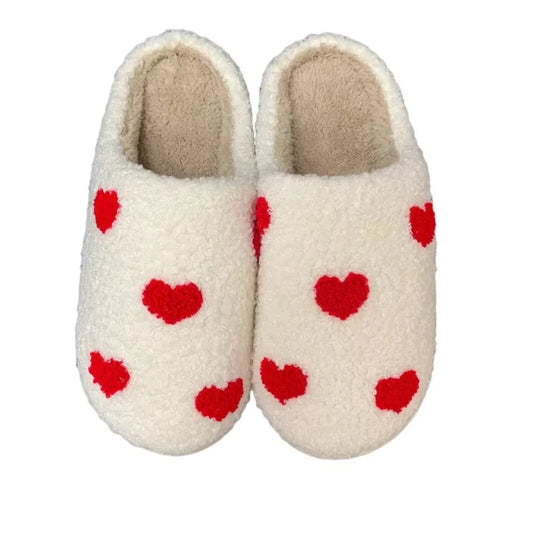 Hearts all over patterned Slippers M/L