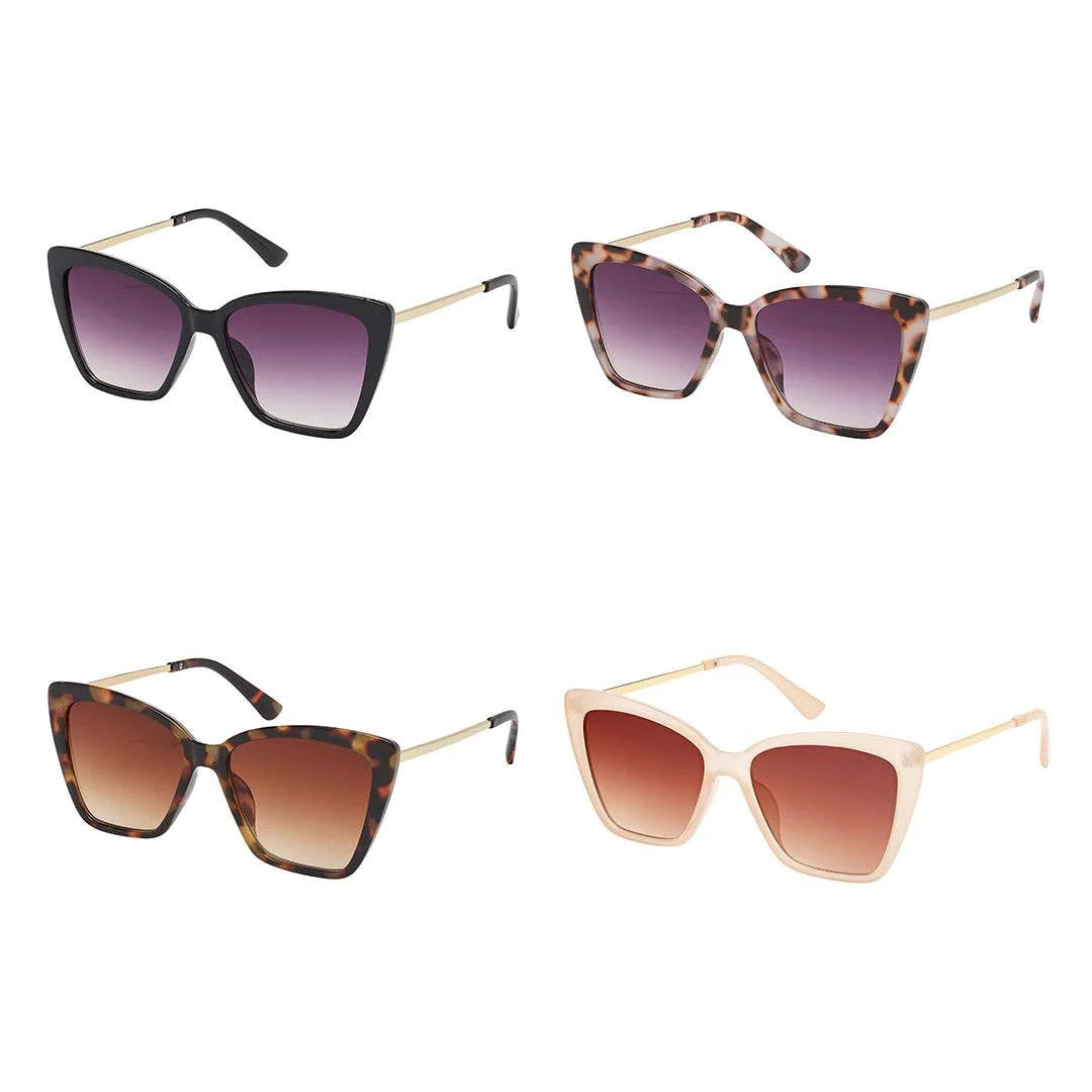 1515-Jade Square Cat Eye Gradient Lens