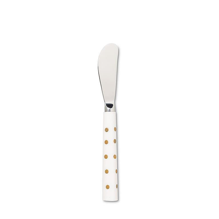 Pate Spreader with Gold Dots