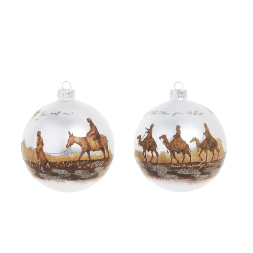 Holy Family and Wise Men Ball Ornament