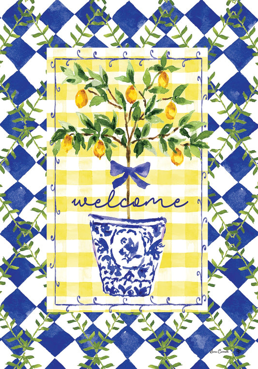 Lemon Tree-Flag by Sara Carroll