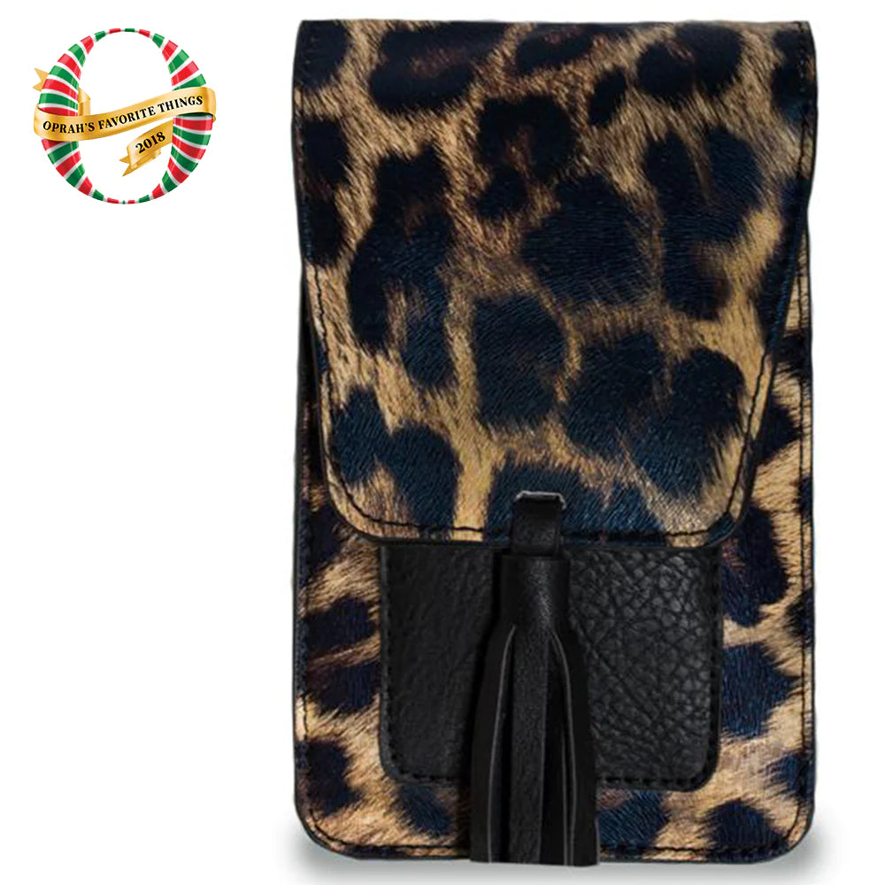 Harper crossbody leopard black