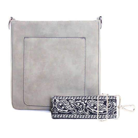 Gray May Crossbody