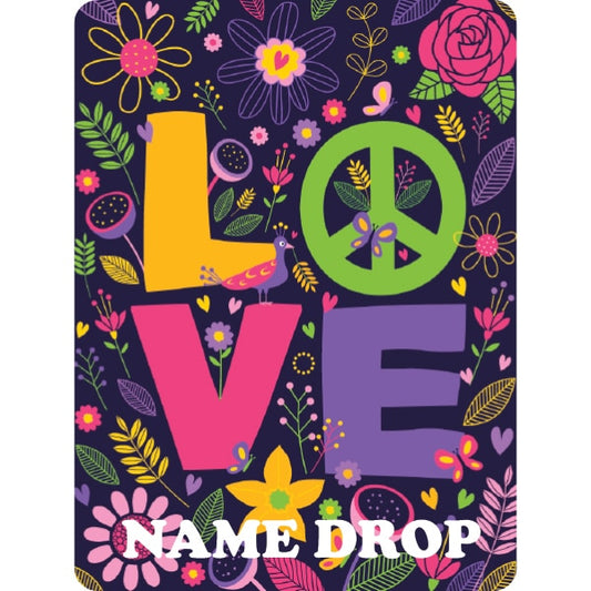 Hippy Love-Vinyl Stickers