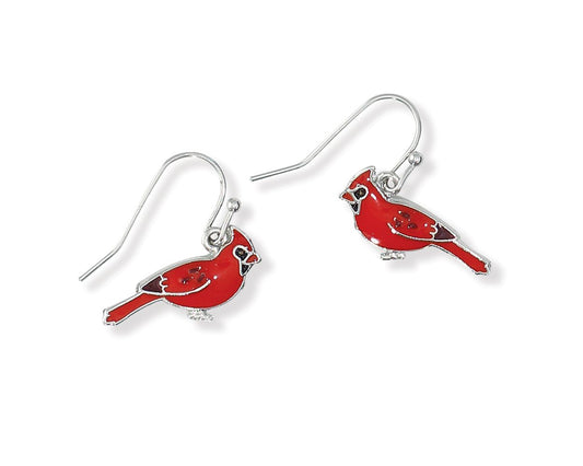 red enamel cardinals