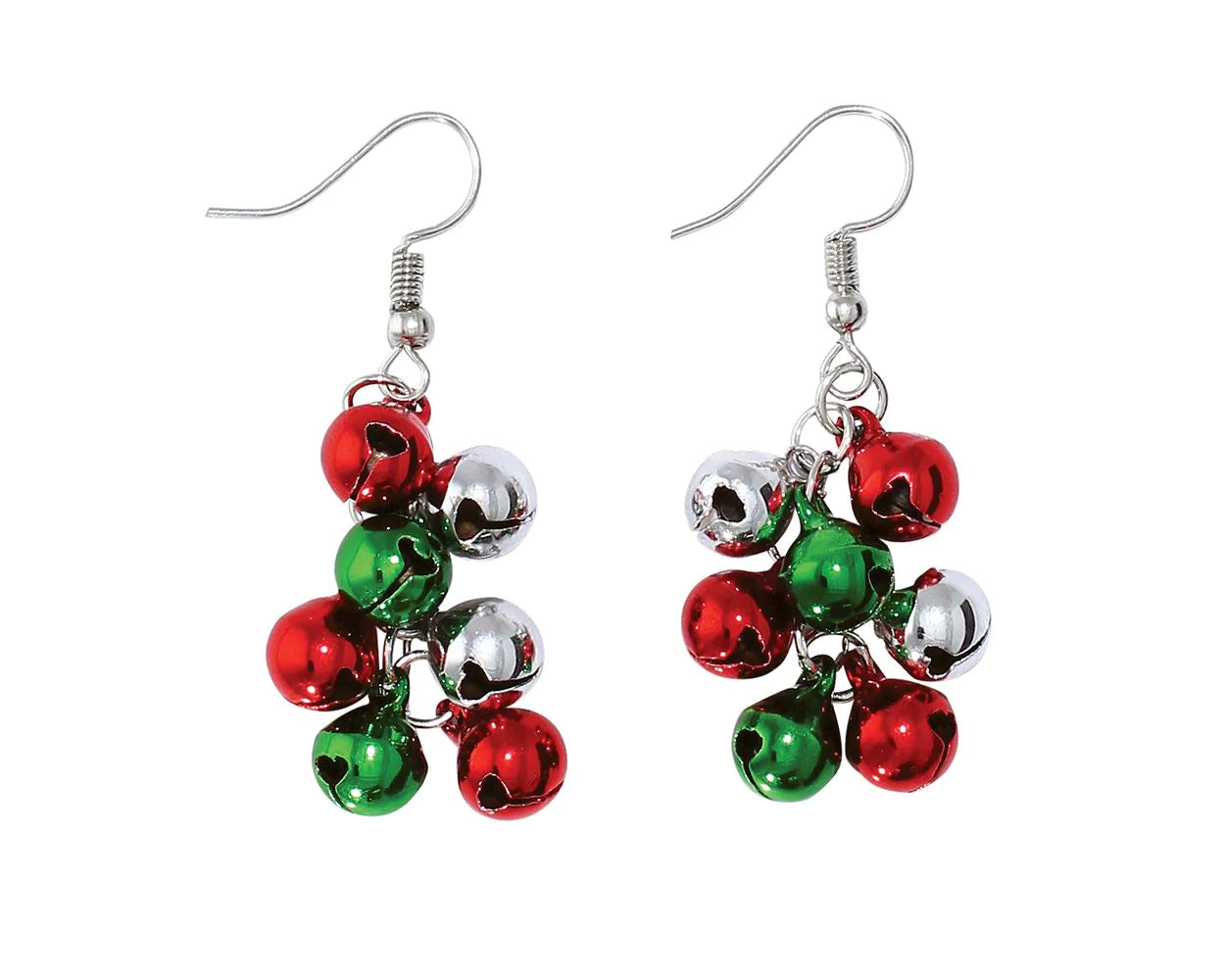 Jingle bell earrings dangles