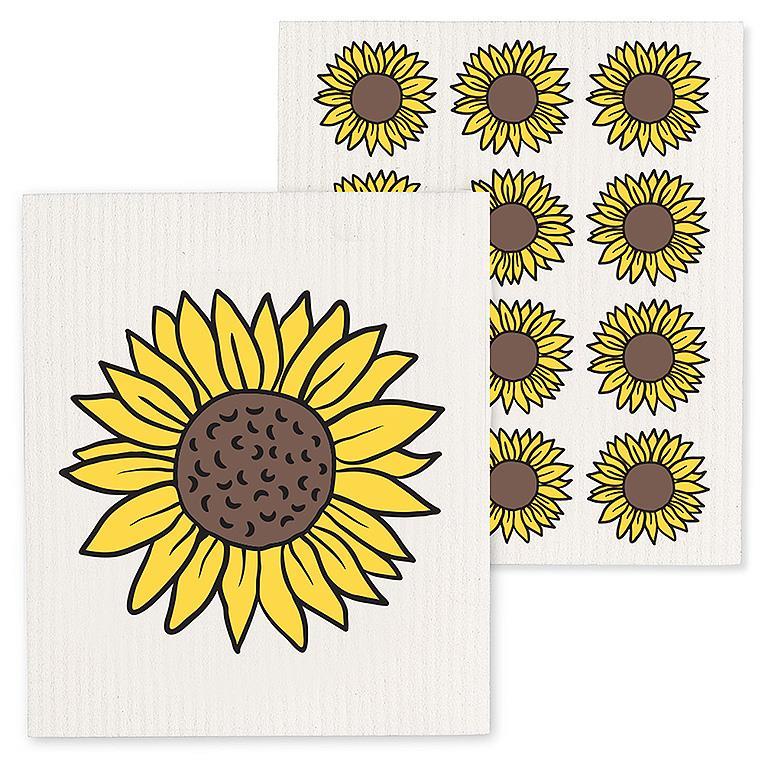 Sunflower Swedish Dishcloth