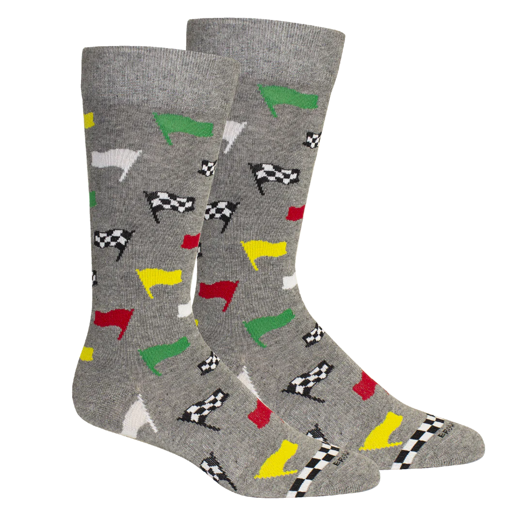 Race Ya Sock-Lt Grey