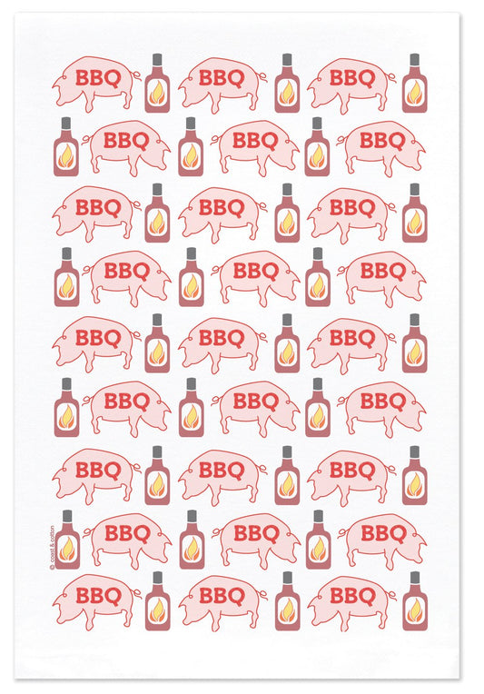 BBQ Pigs, Hand Towel