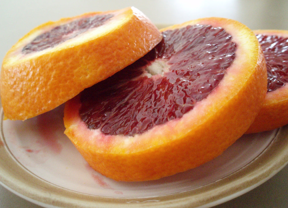 Rustic Galvanized Tin Candle Blood Orange