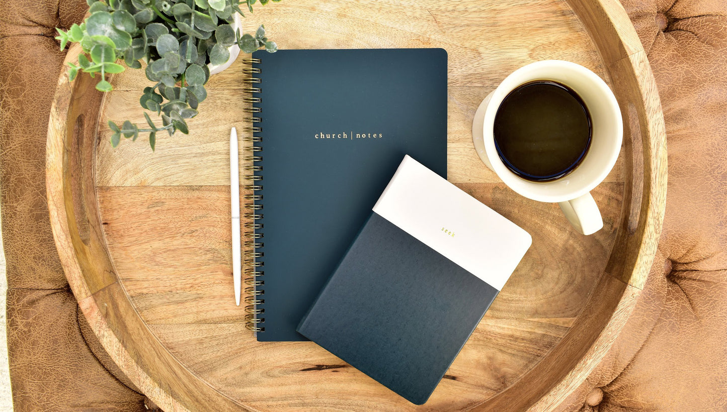 Church notebook - Navy