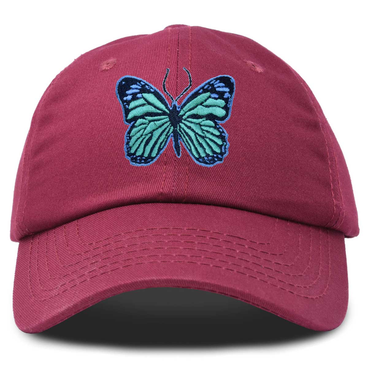 Dalix Blue Butterfly Hat