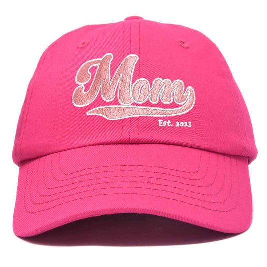 Dalix Mom Established Hot Pink Cap