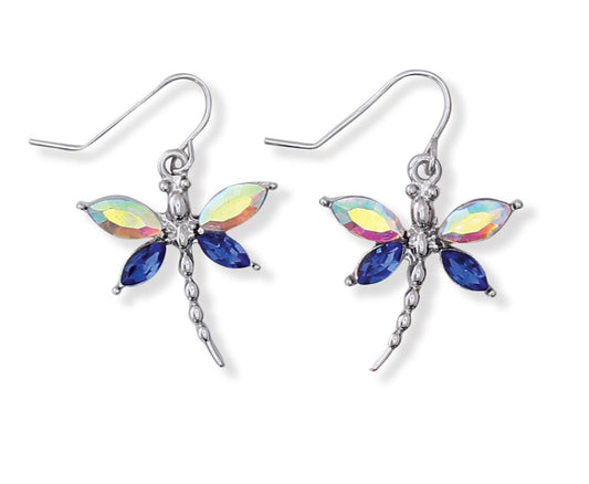 Silver Crystal Dragonflies