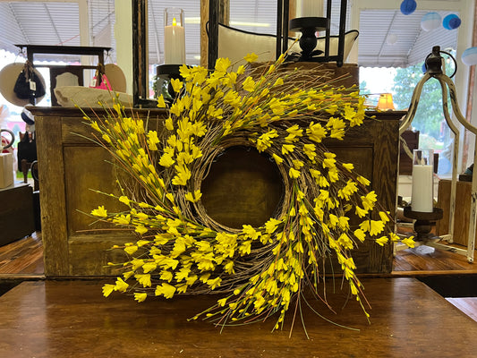 Forsythia Wreath