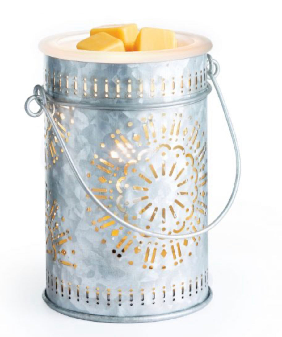 Galvanized Tin Candle Warmer