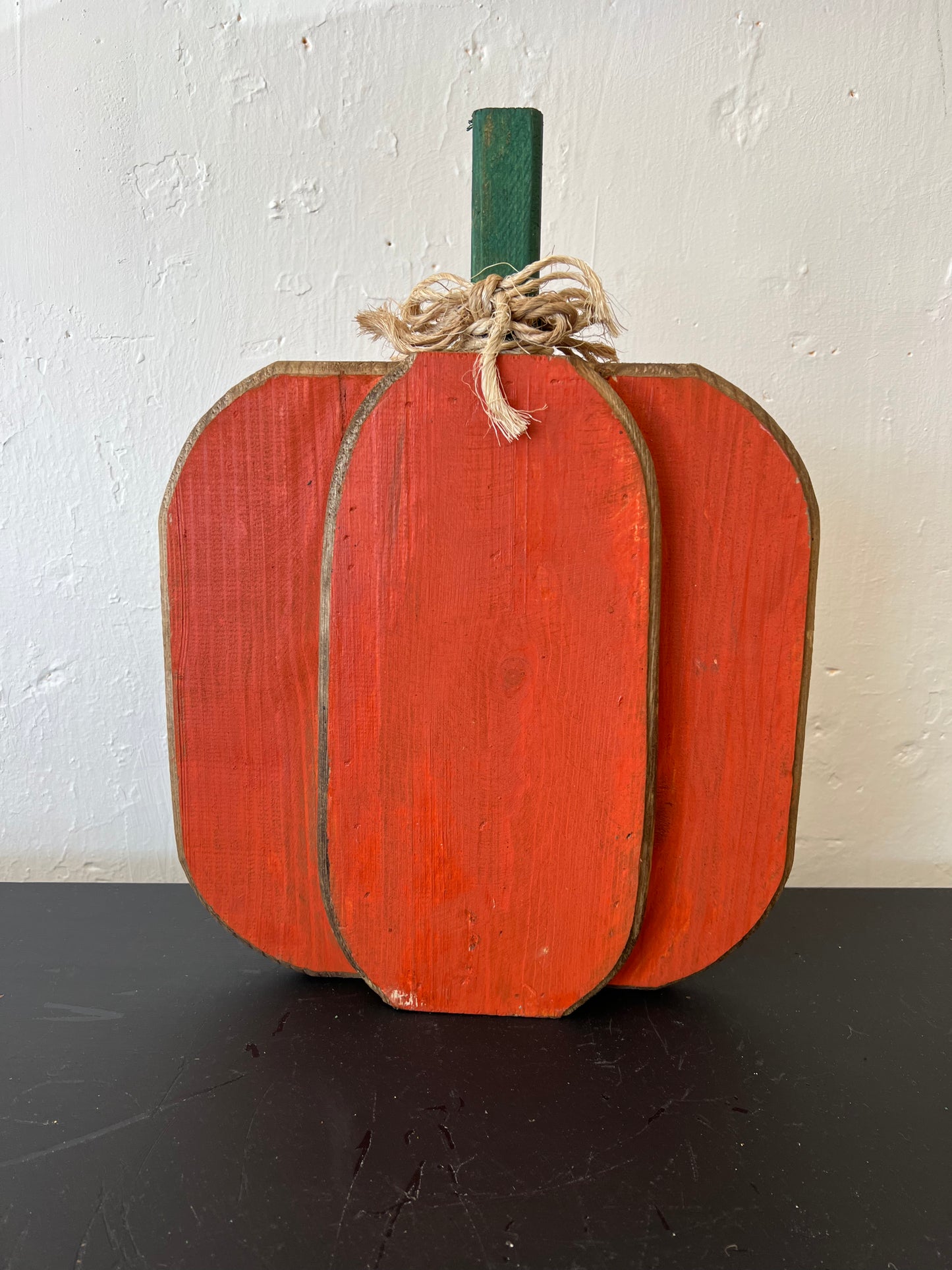 Wood Orange Pumpkin