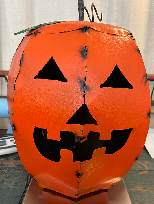 Large Orange Jack-O-Lantern Pumpkin