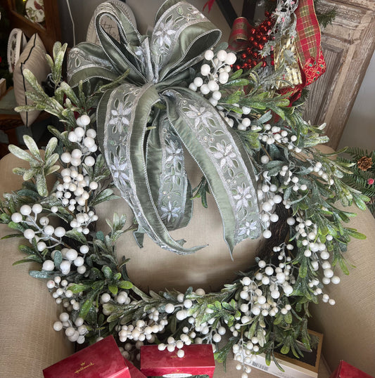 White berry wreath