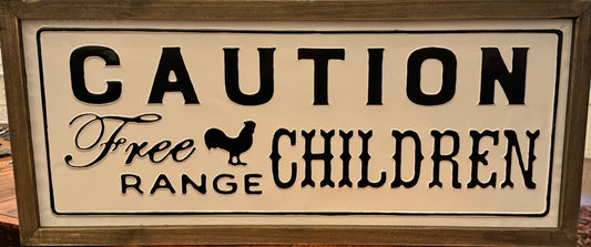 Free range sign