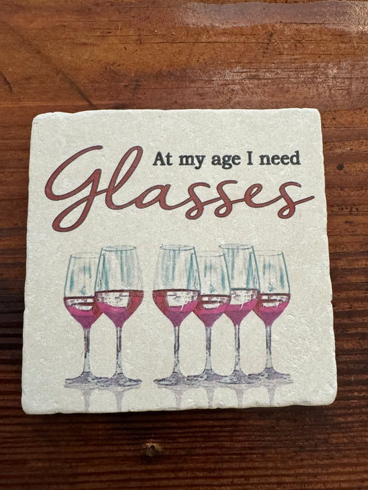 At my age I need glasses