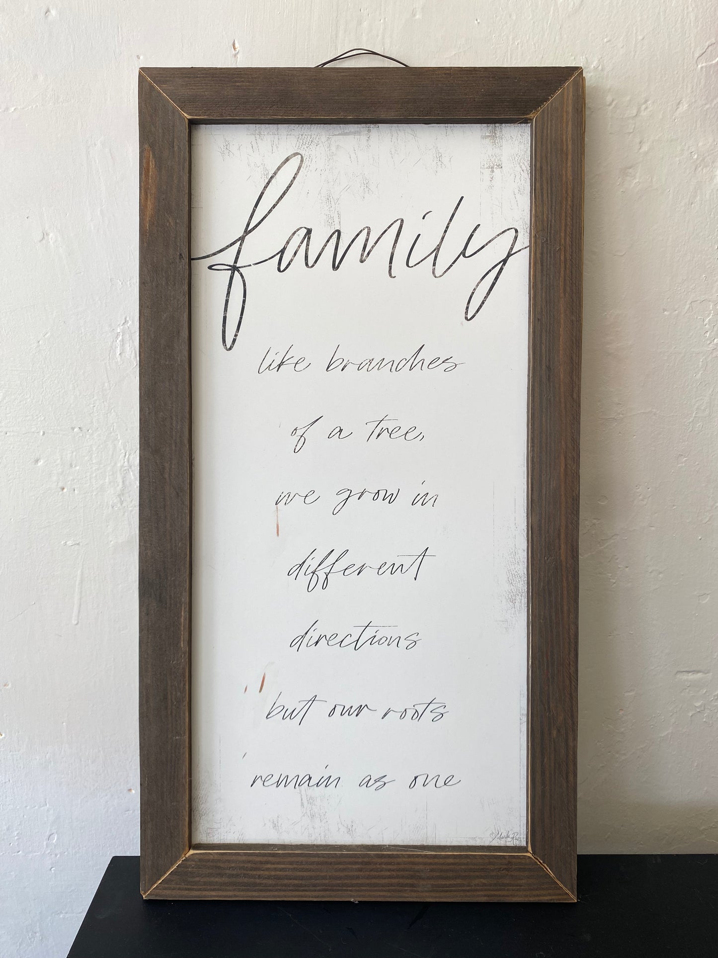 Family Frame (life branches quote)