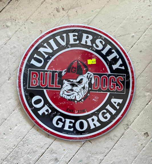 University Of Georgia Bulldogs Sign