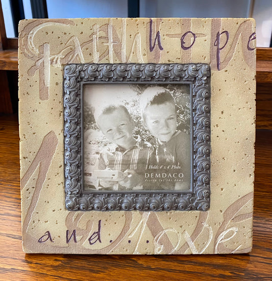 Faith Hope and... Love Picture frame