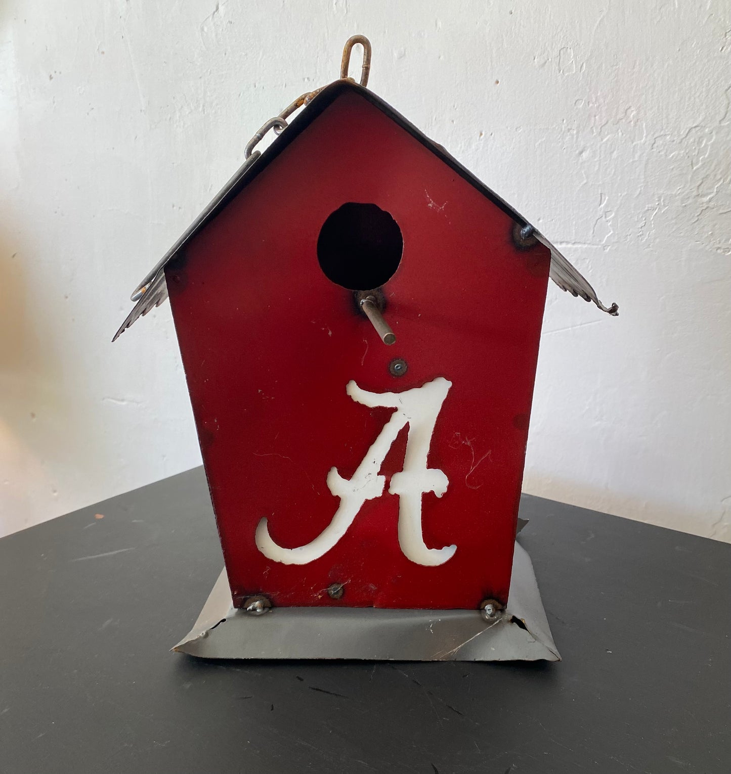 Alabama Roll tide Themed Bird house