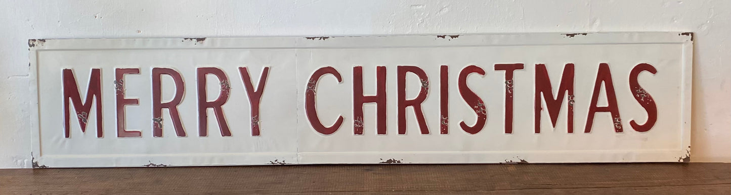 Merry Christmas Sign (long)