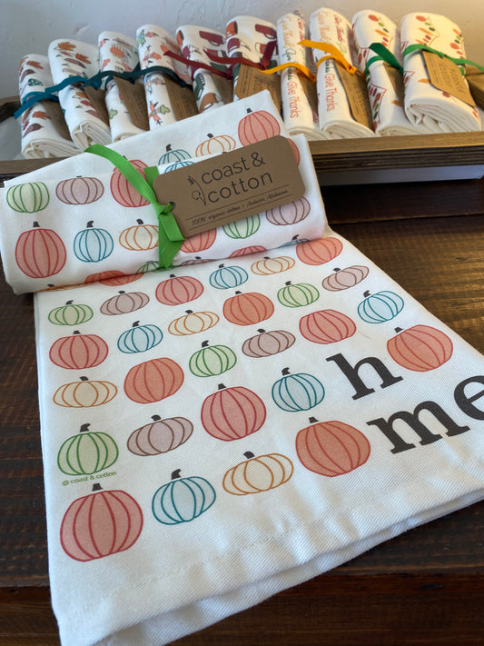 Pumkins "Home", Tea Towels