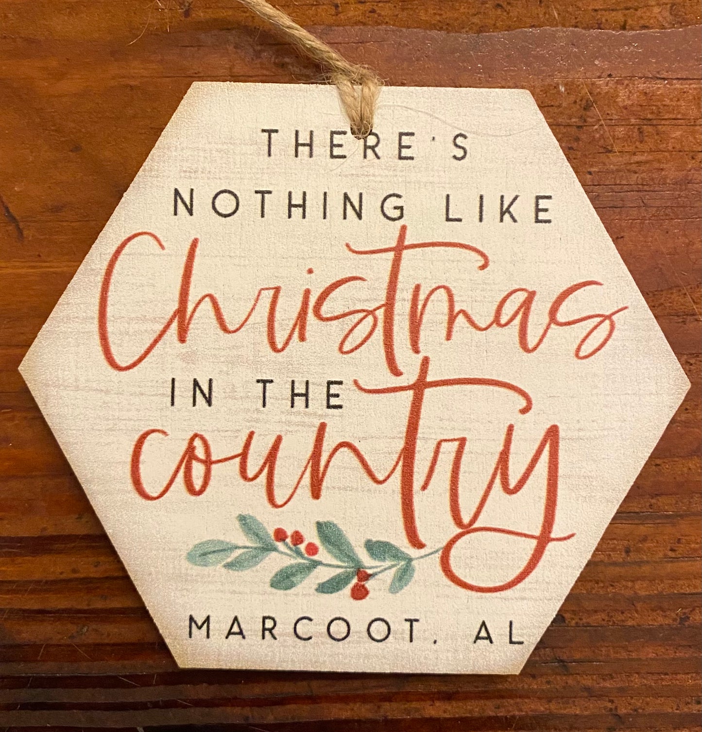 Christmas Country Marcoot Al Ornament