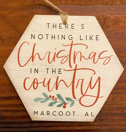 Christmas Country Marcoot Al Ornament