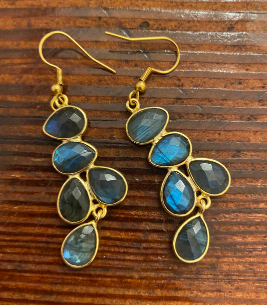 Earrings Labradorite Mayra