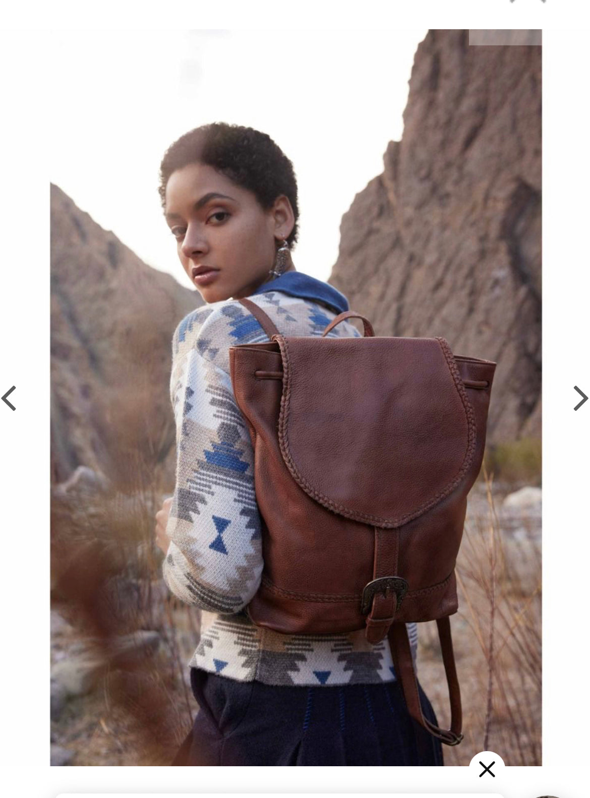 Myra Leather Backpack