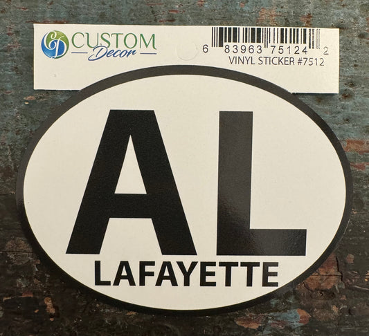 Alabama LaFayette-Vinyl Stickers