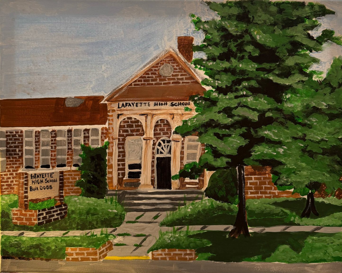 LaFayette High school painting