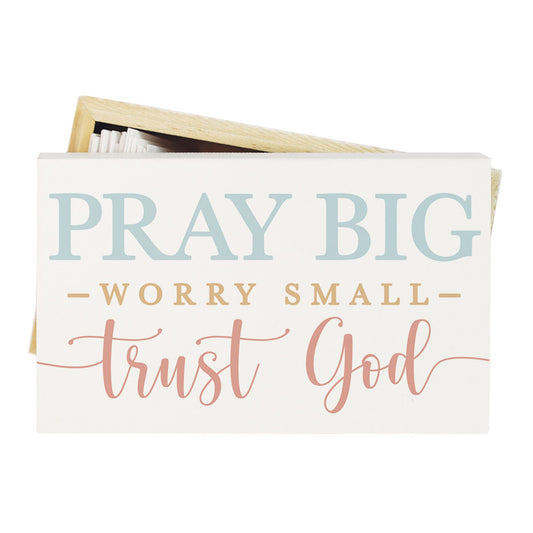 Pray Big Trust God - Prayer Box