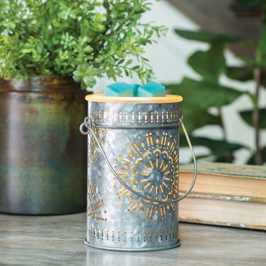 Illumination fragrance warmer Galvanized Tin