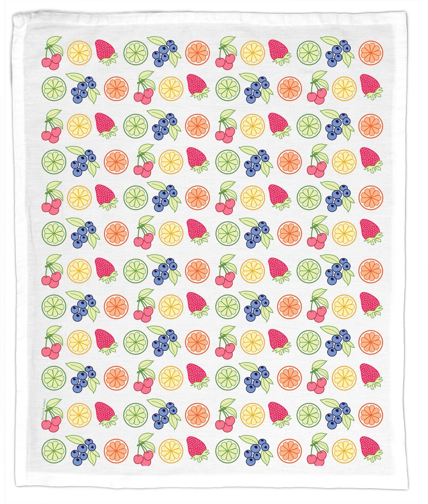 Sliced fruit Tea towel