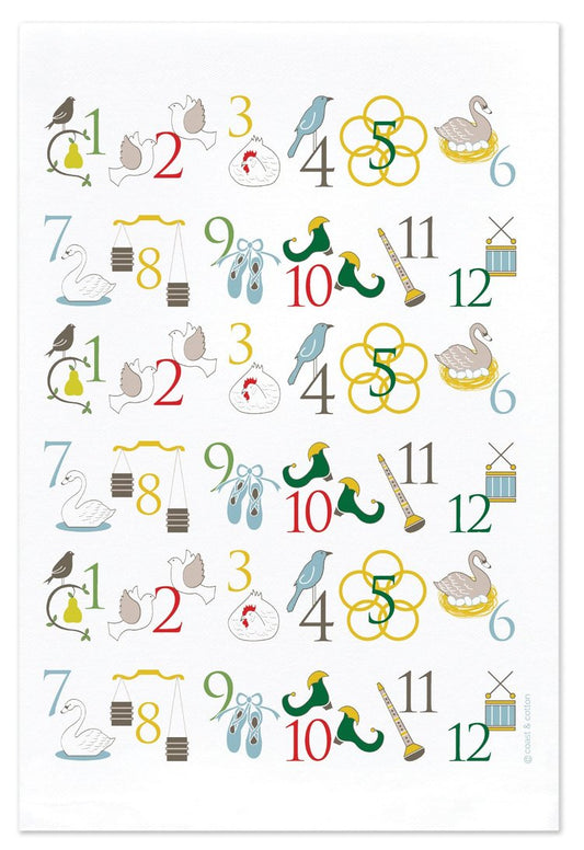 12 Days of Christmas Tea/Hand Towel