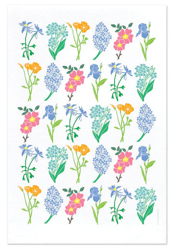 Wildflowers Tea towel