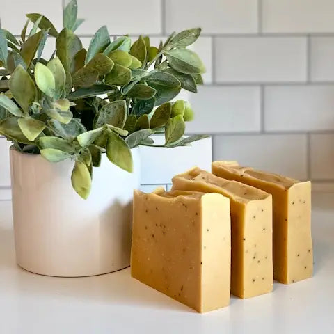 Lemon Poppy Goat Milk Soap