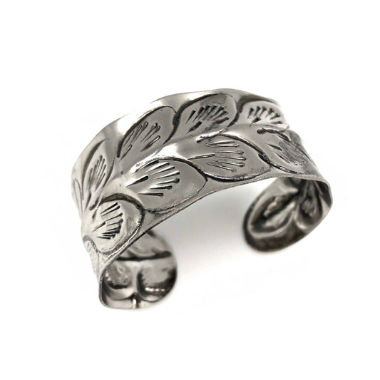 Antique Silver Cuff Adjustable Bracelet