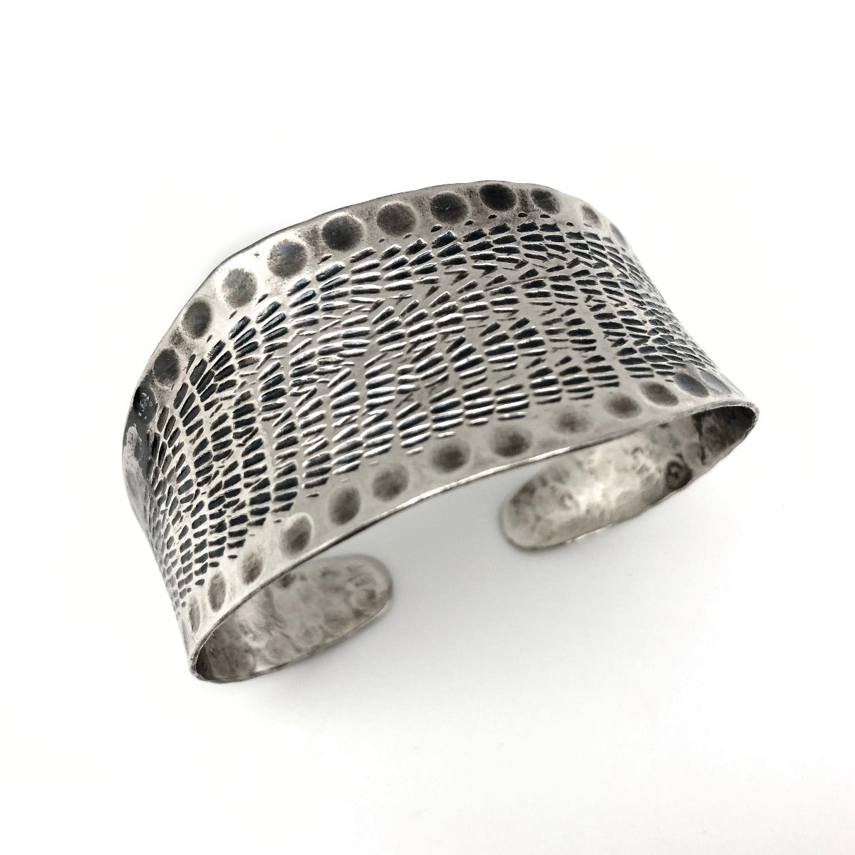 Antique Silver Cuff Adjustable Bracelet