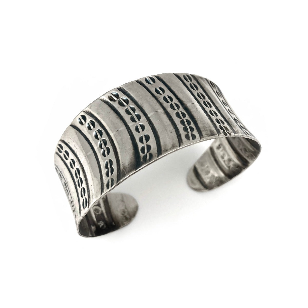 Antique Silver Cuff Adjustable Bracelet